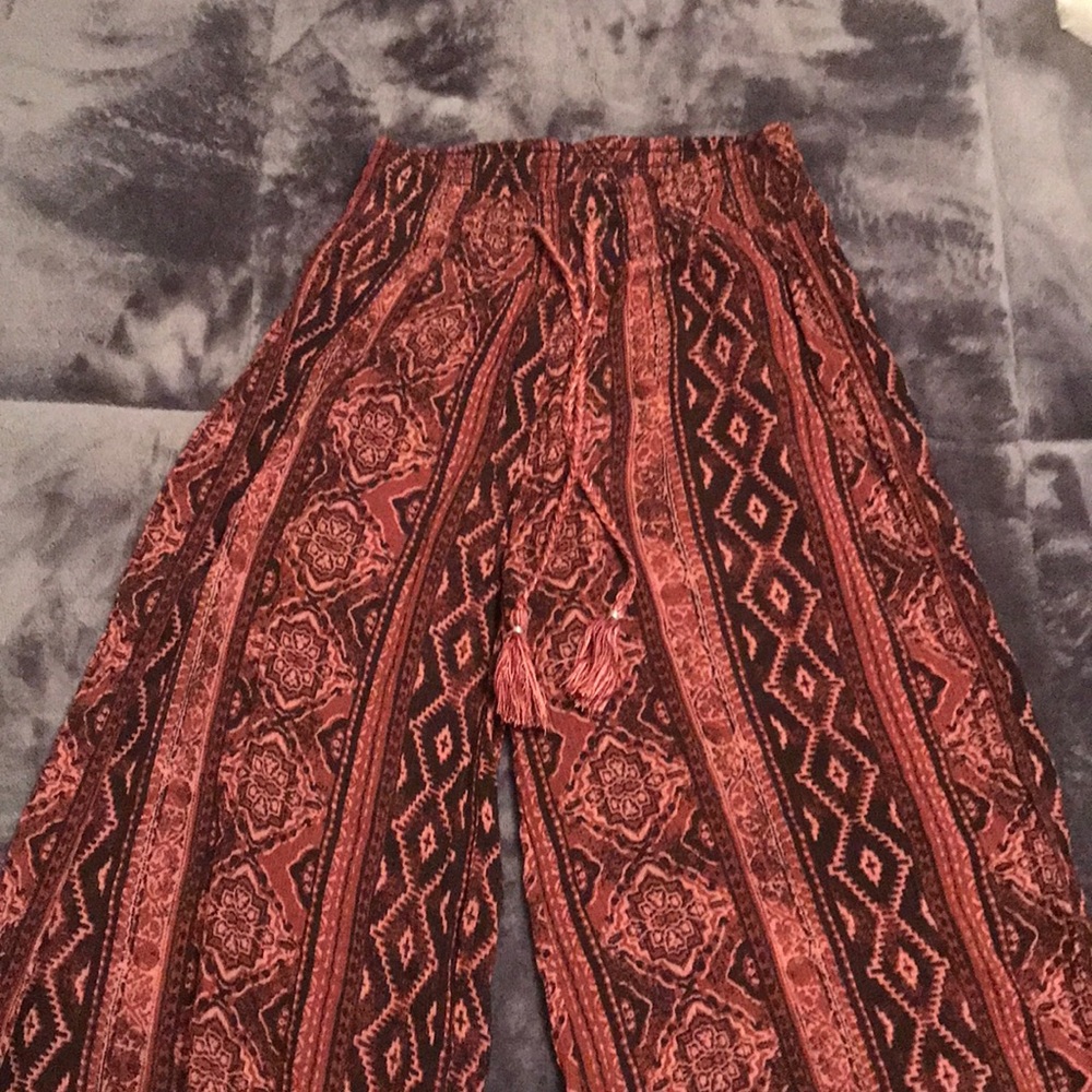 Mudd long red hippie pants